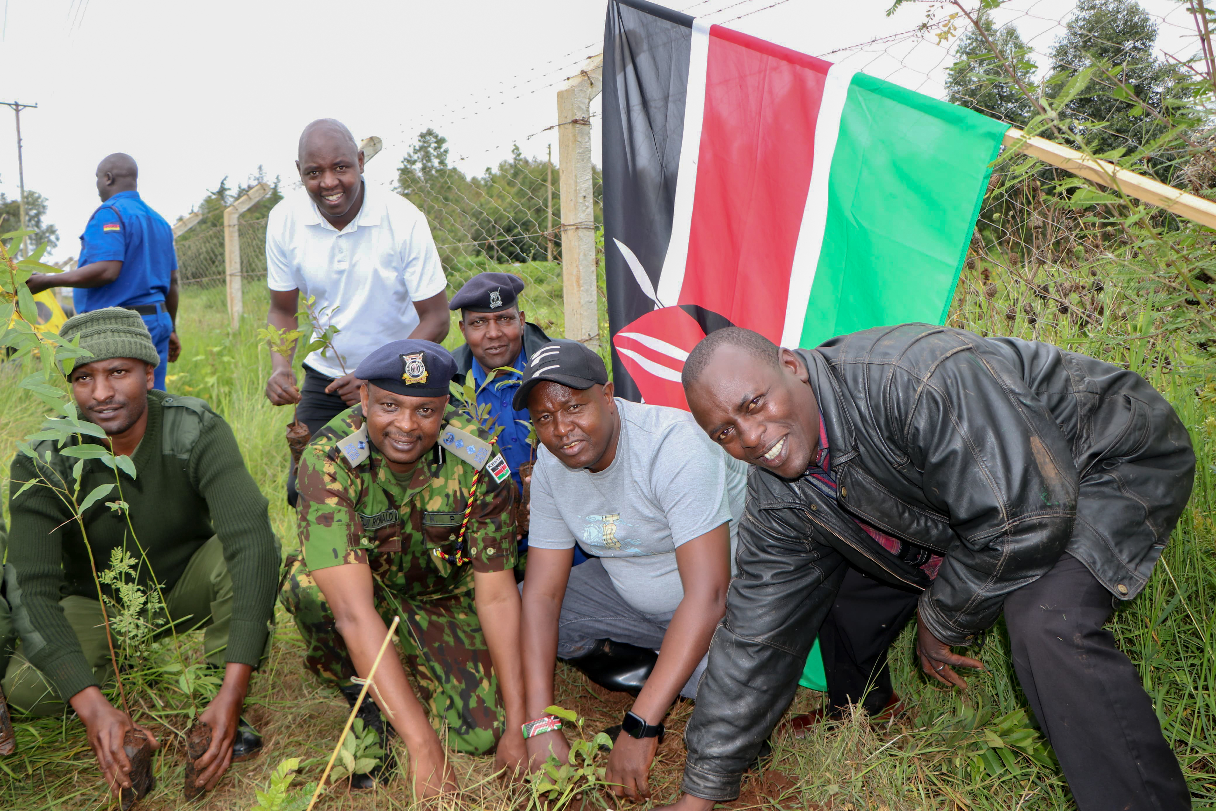 Tree Planting Exercise at Nachu Police Station