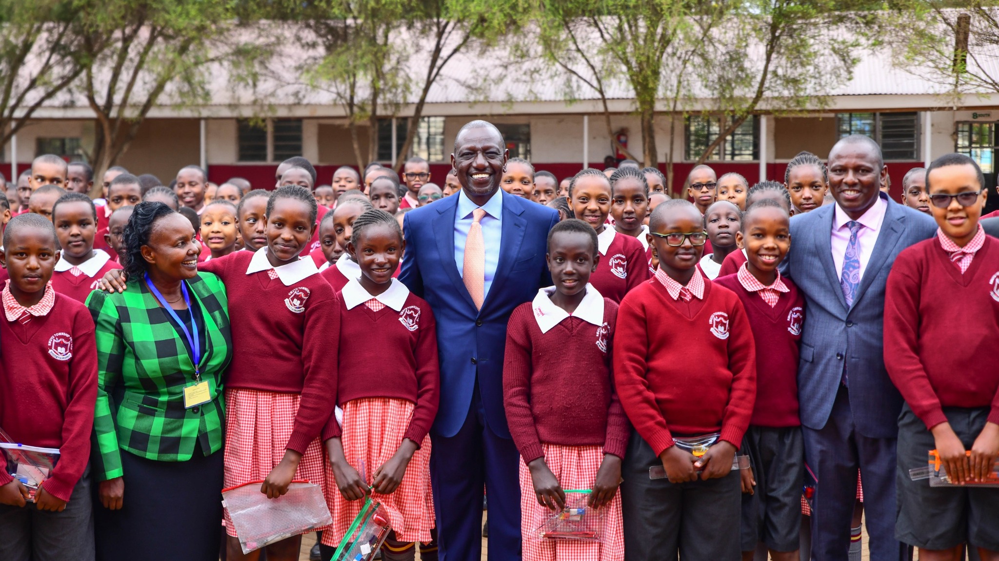 President Ruto's Official Commencement of Exams at Kikuyu Township Primary School
